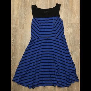 AN studio sleeveless summer dress L striped